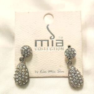 MIA COLLECTION Silver Drop Earrings